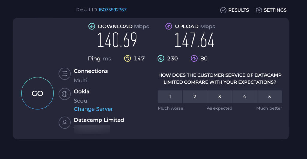 vpn 공유기 openvpn 속도테스트